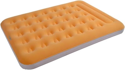 2-Persoons Campingbed - 190 x 135 cm - Oranje - Comfortabel Luchtbed voor Op Reis