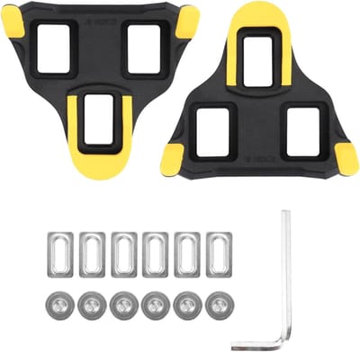 Set van 1 Paar Vervangende SPD Cleats voor Shimano, Inclusief Veiligheidsplaten voor Fietspedalen, Ideaal voor Racefietsen en Competitief Fietsen