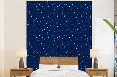 Behang - Fotobehang Sterrenhemel - Sterren - Design - Breedte 225 cm x hoogte 280 cm