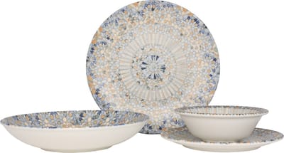 Bonna serviesset - Luca Mosaic - 24 delig - 6 persoons - Porselein