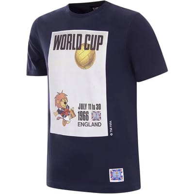 COPA - Engeland 1966 World Cup Poster T-Shirt - Mannen - Blauw - XS