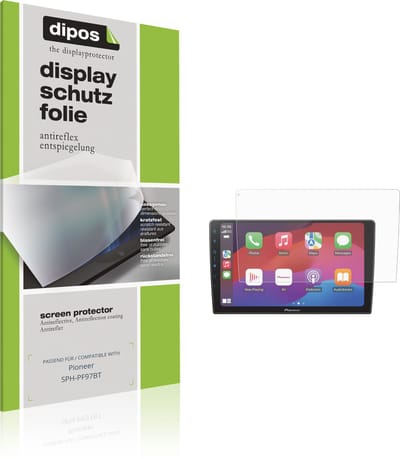 dipos – 2x Matte Beschermfolie geschikt voor Pioneer SPH-PF97BT | Krasbestendige & antireflecterende Screenprotector Ultra-Thin