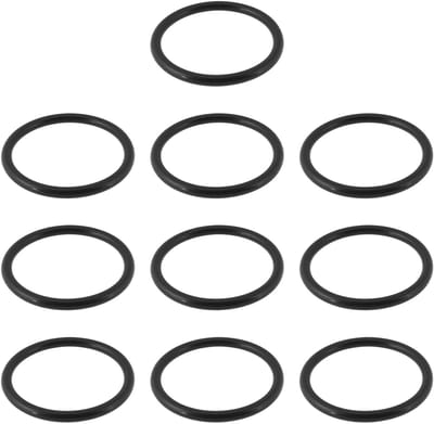NTH products- Afdichtingen 10 stuks - O-ringen rubber - 33x39x3mm - Geschikt voor 40mm wastafelpluggen - Waterdicht - Duurzaam materiaal - O-ring