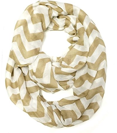 Lichtgewicht Chevron Infinity Sjaal voor Een Casual Look