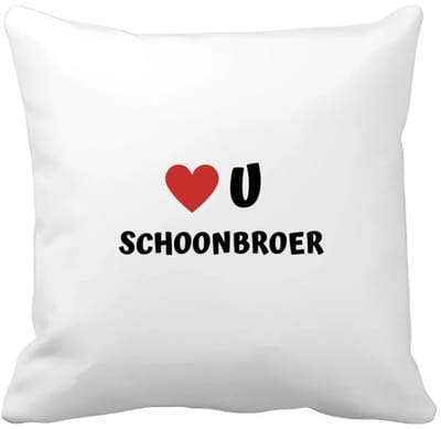 Akyol - love u schoonbroer Kussen hoes - Broer - de liefste schoonbroer - verjaardag - cadeautje voor broer - broer artikelen - kado - geschenk - 40 bij 40 cm