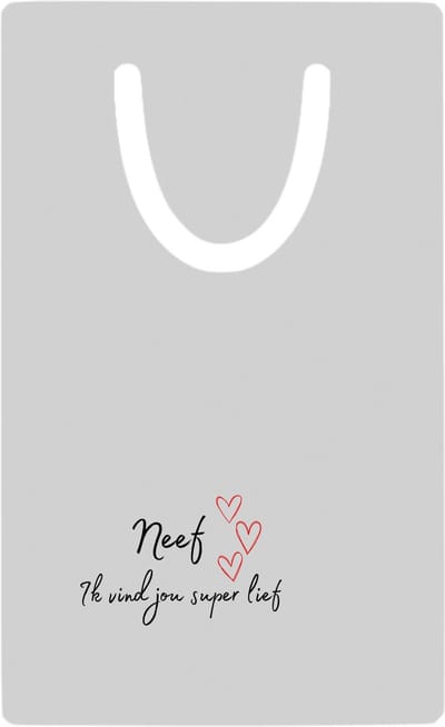 Hacebo® - neef ik vind jou super lief metalen boekenlegger - Neef - de liefste neef - verjaardag - cadeautje voor neef - neef artikelen - kado - geschenk Bladwijzer boekenleggers - 7.6 cm x 5cm