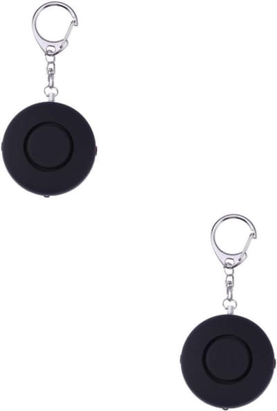 Persoonlijk Alarm - Noodsignaal Sleutelhanger - Veiligheid Onderweg - 125 dB Geluid - 5x5x2 cm - Zwart