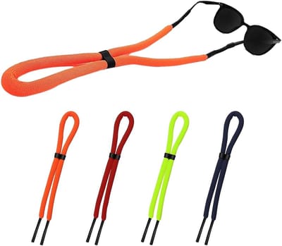 SnelShoppen - Pack van 4 Drijvende Zonnebrilbanden, Verstelbare Anti-Verlies Straps voor Water Sports, Booten, Kajakken en Surfen, Unisex (66 cm) in G