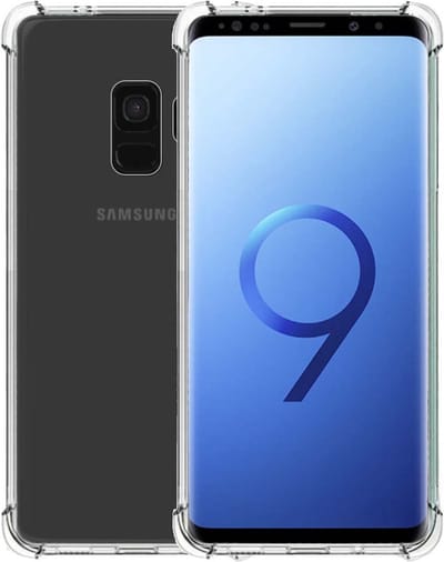 Smartphonica TPU Hardcase hoesje voor Samsung Galaxy S9 shockproof transparant geschikt voor Samsung Galaxy S9