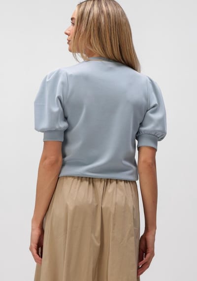 Notre-V Nv-frigie Tops & T-shirts Dames - Shirt - Lichtblauw - Maat XL