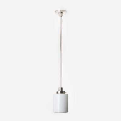 Hanglamp Strakke Cilinder 20's Nikkel - Art Deco Trade