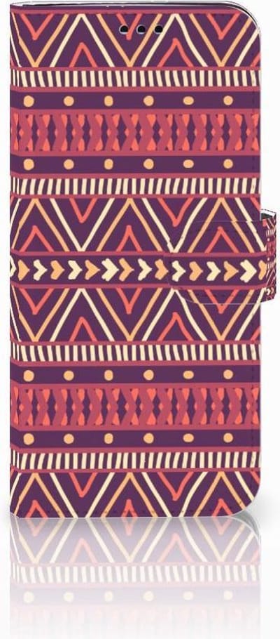 Samsung Galaxy S9 Plus Telefoon Hoesje Aztec Paars