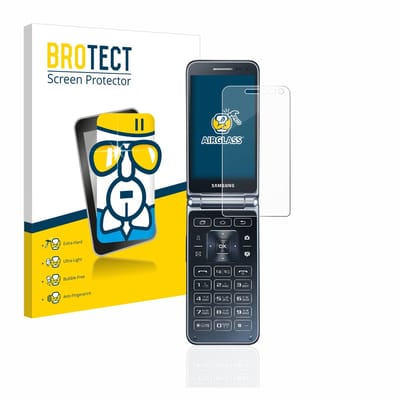 Screenprotector voor Samsung Galaxy Folder 2 Beschermglas transparant