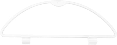 Dailygoods- Vuilnisbakhanger D-ring Vervanging - Compatibel met Hartal Vuilnisbakken - 38mmx10mm - Sterk/Duurzaam Plastic - Voor Caravans/Campers/Boten - Weerbestendig - Vuilnisbak