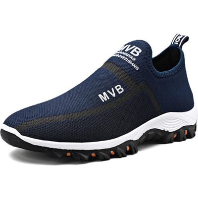 MAEDEF Nieuwe Hardloopschoenen voor Heren Ademende Sportschoenen Lichtgewicht Mode Zomer Plus Size 39-47 Comfortabele Sneakers voor Heren 39 black