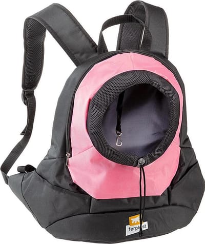 ferplast draagtas rugtas hond of kat roze