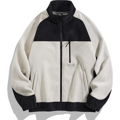 Fleecejas Heren Nieuw Winter Buiten Sport Cardigan Sweatshirt Poolvacht Warme Jas voor Mannen 4XL gray