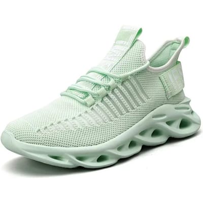 Casual Sneakers Wit Zwart Hardloop Schoenen Outdoor Ademende Mesh Schoenen Heren Licht Schokabsorberend Sportschoenen 39 white