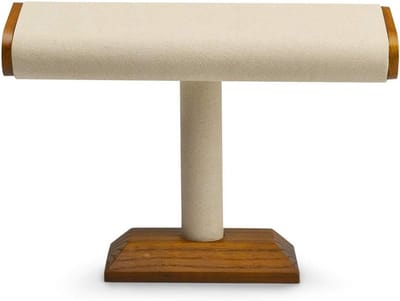 Houten T-Bar Horloge Display Stand - Sieraden Organizer voor Horloges en Armbanden, Perfect voor Tafel of Balie