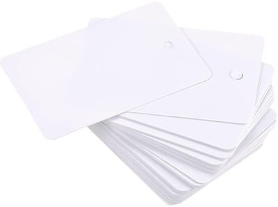 Dailygoods- Verzendlabels Waterdicht - Blanco Etiketten - Productidentificatielabels - Ventielmarkering - Buitenmarkering - 100 Stuks - 1,6 x 2,4 Inch