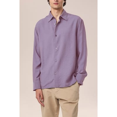 NN.07 Freddy Shirt Violet Size: S | Casual Shirts Outlet | Heren | Paars