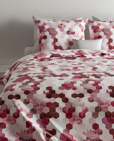 ZoHome Pax Dekbedovertrek - Eenpersoons - 140x200/220 cm - Pink
