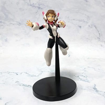 18cm My Hero Academia Anime Perifere Held Uraraka Ochako Actiefiguren PVC Figuur Decoratie Verzamelaar Beeldje Speelgoed Kerstcadeau white