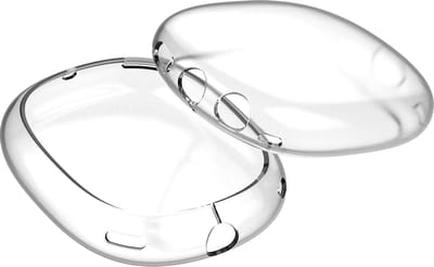 New Age Devi - Bescherm je Airpods! Siliconen Cover Case - Transparant - Geschikt voor Airpods Max