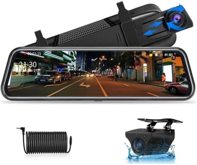 RONN® Dashcam Voor en Achter - Dashcam - Dashcam Voor Auto - Zwart - ‎35cm x 12cm x 8cm