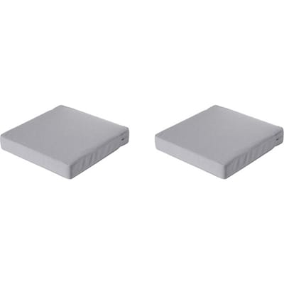 Madison - Lounge Profi-Line Zitkussen Manchester light grey - Ca. 73x73 cm - Set van 2