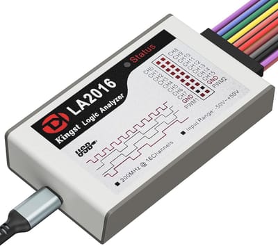 USB Logic Analyzer 16 Kanalen 200MHz 1G Geheugen - Hoge Snelheid Ondersteuning voor I2C SPI CAN UART - Draagbaar voor Windows MacOS Linux
