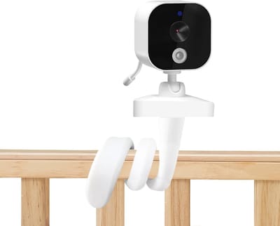 Babyfoon Houder - Camera Stand - Babykamer Inrichten - Flexibele Arm - 11.9x9.1x4.7cm - Wit