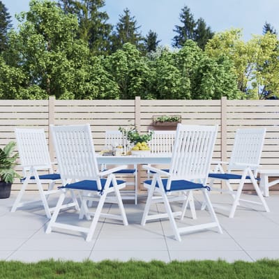 vidaXL - Tuinstoelkussens - 6 - st - 50x50x3 - cm - oxford - stof - koningsblauw