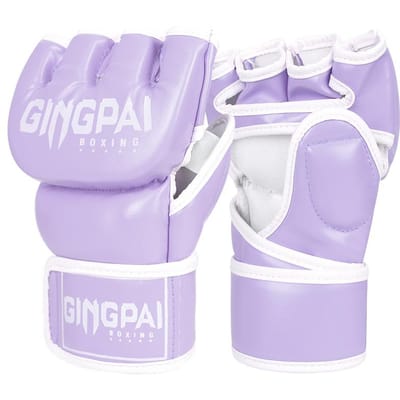 Gants de Boxe MMA de Qualité Professionnelle Idéaux Pour les Enfants Gants de Combat Épais pour Hommes Ainsi que des Gants Sanda Demi-Doigts Parfaits Pour M