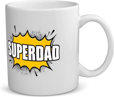 Akyol - superdad koffiemok - theemok - Papa - supervader - vader cadeautjes - vaderdag - verjaardagscadeau - verjaardag - cadeau - geschenk - kado - gift - vader artikelen - 350 ML inhoud
