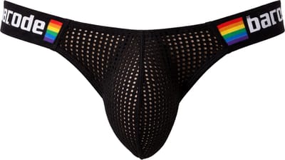 Barcode Berlin Pride Brief Regiro Black - MAAT S - Erotisch Heren Ondergoed - Slip voor Man - Sexy mannen Slip