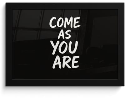 Poster in lijst - Fotolijst 30x20 cm - Posters - Quote - Zwart - Simpel - Posterlijst zwart - Decoratie - Wanddecoratie woonkamer - Muurdecoratie slaapkamer