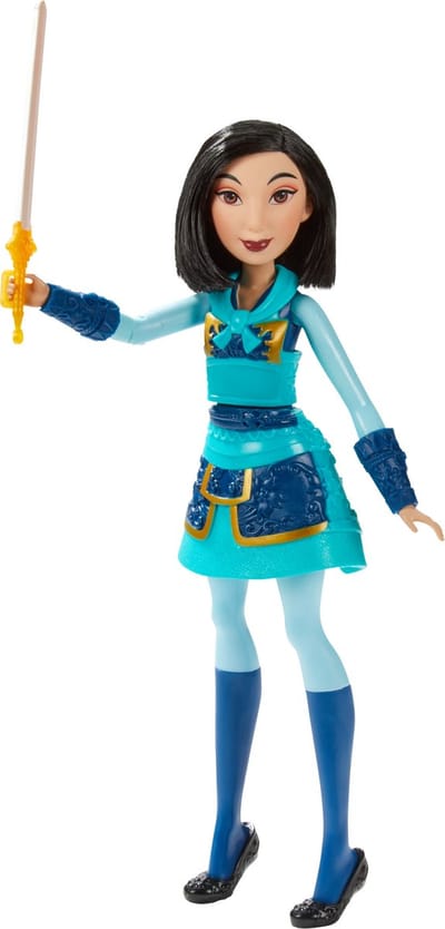 Disney Speelfiguur Mulan Meisjes 30 Cm Blauw