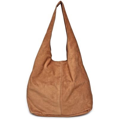 Anna Luchini Brown Rundleer Tas