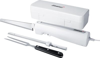 Steba EM3 - Set van 2 elektrisch messen (broodmes & multifunctioneel mes) - incl vleesvork en opbergdoos