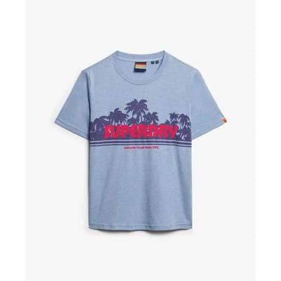 Superdry - Gestreept Outdoor T-shirt met relaxte pasvorm - Dames - T-shirts