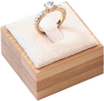Ring standaard - Sieradenhouder organizer - Sieraden opbergen - Praktische veelzijdigheid - 10x10x10 mm - Beige