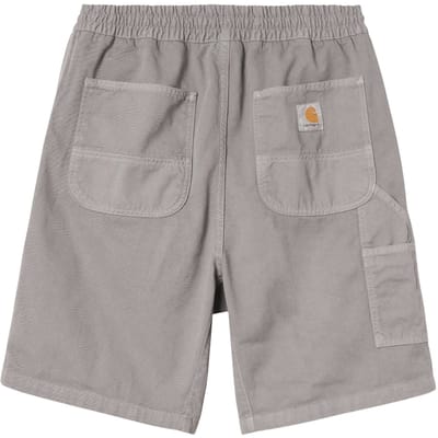 Carhartt Wip Flint korte katoenen brede poot met elastische taille - Yosemite kledingstuk geverfd