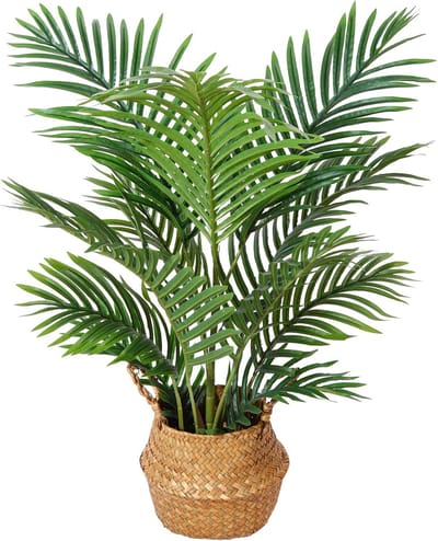 Grote Kunstpalm 90 cm - Realistische Nepplant voor Binnen en Buiten - Perfecte Plantendecoratie