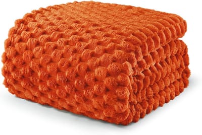 Zachte fleece deken 150 x 200 cm - Stijlvolle jacquard fluwelen deken voor bed