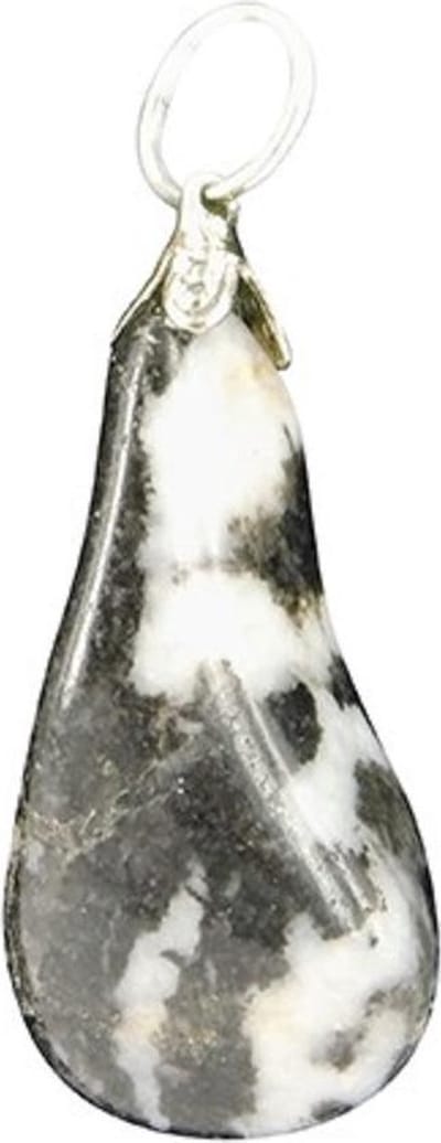 Jaspis zebra edelsteen hanger
