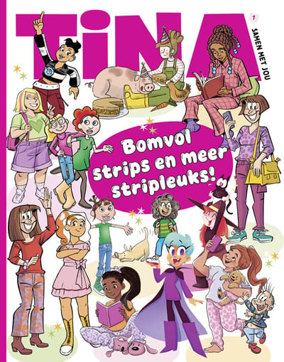 Tina magazine nr. 1 - 2026 - tijdschriften - magazine - lezen - samen met jou - bomvol strips en meer striphelden van Tina!