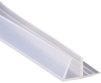 Dailygoods- Afdichtstrip 2 Meter - F Vorm - Waterdicht - Winddicht - Corrosiebestendig - Eenvoudig te installeren - Dichtstrip