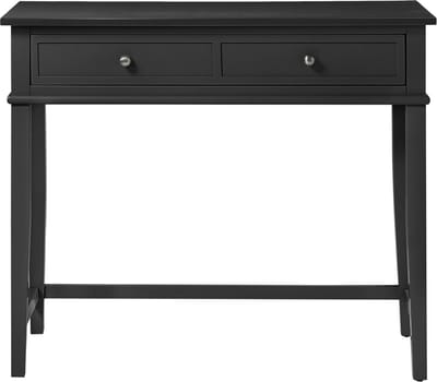 Notio Living Franklin-Schrijftafel - 1-lade - Zwart MDF