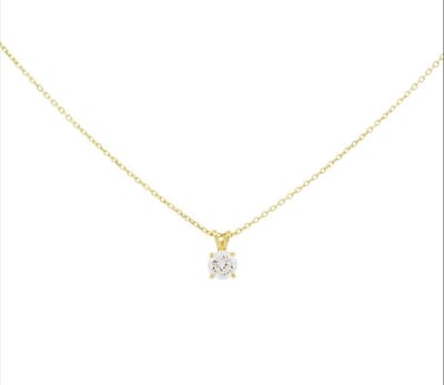 Di Lusso 14K Gouden HANGER – 0.25ct Lab Grown Diamant
